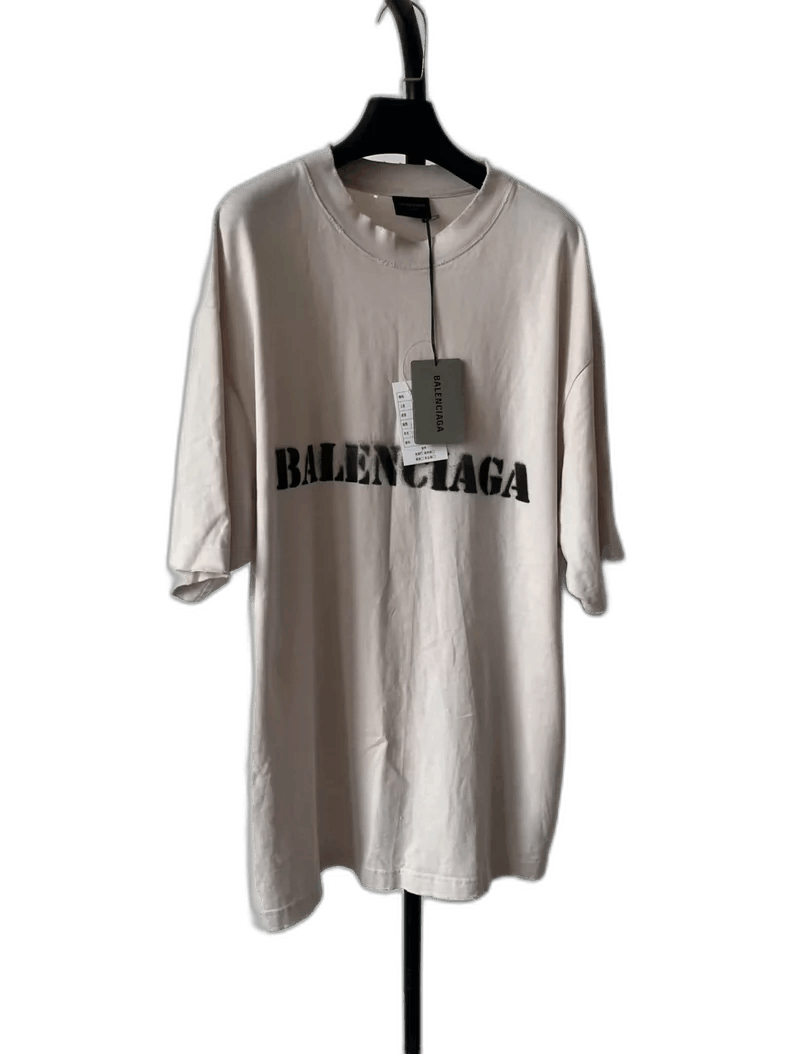 Balenciaga Balenciaga SS24 Stencil Type Short Sleeve TShirt-2506 Size US L / EU 52-54 / 3 - 1 Thumbnail