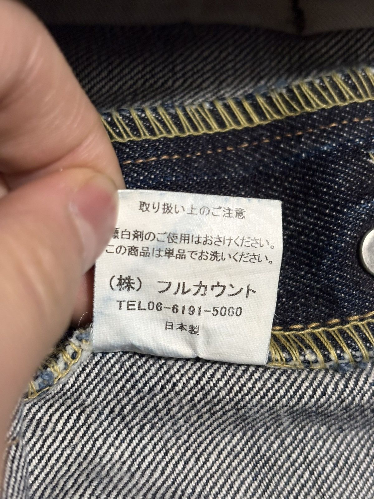 Blue In Green × Full Count & Co. FULLCOUNT X BLUE IN GREEN Selvedge Denim Japanese Whiskered Size US 28 / EU 44 - 8 Thumbnail
