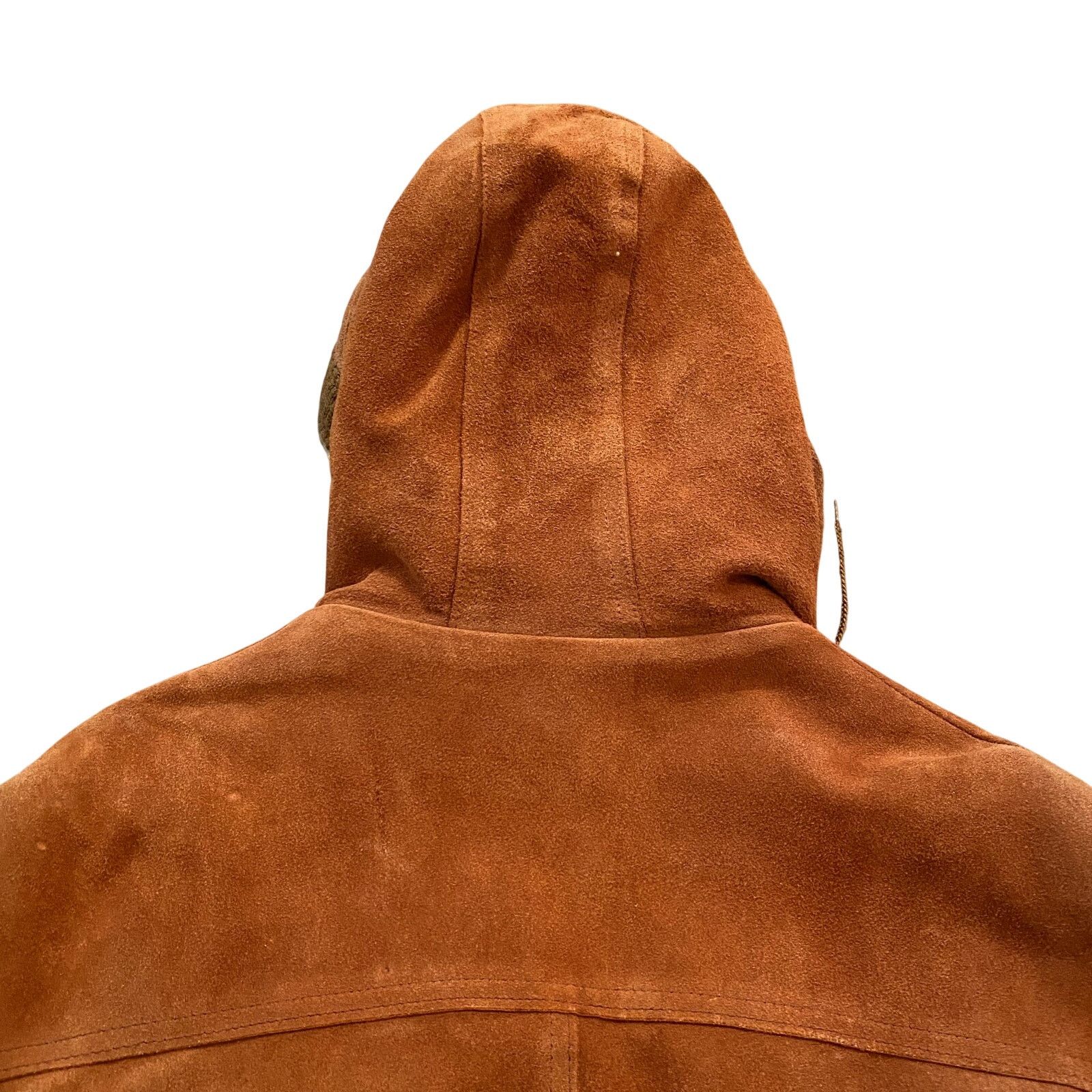 Vintage Vintage 70s Western Suede Cowhide Sherpa Lined Hoodie Jacket Size US M / EU 48-50 / 2 - 7 Thumbnail