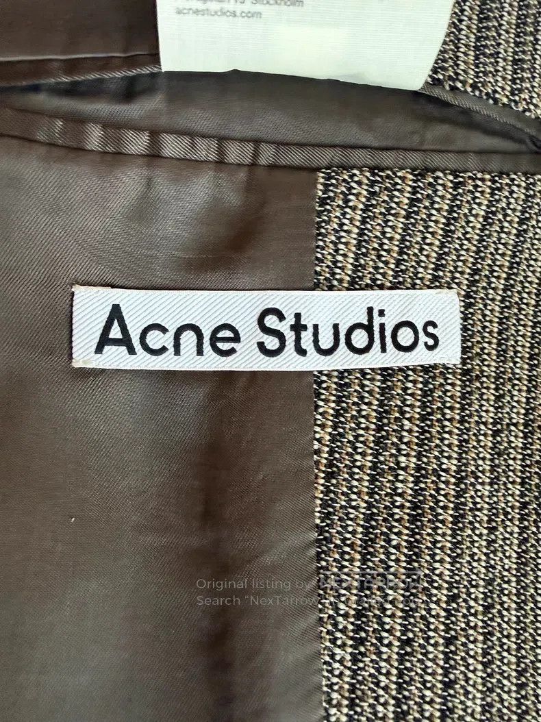 Acne Studios Acne Studios Striped blazer jacket, classic three-button d Size 4XL / US 24-26 - 6 Thumbnail