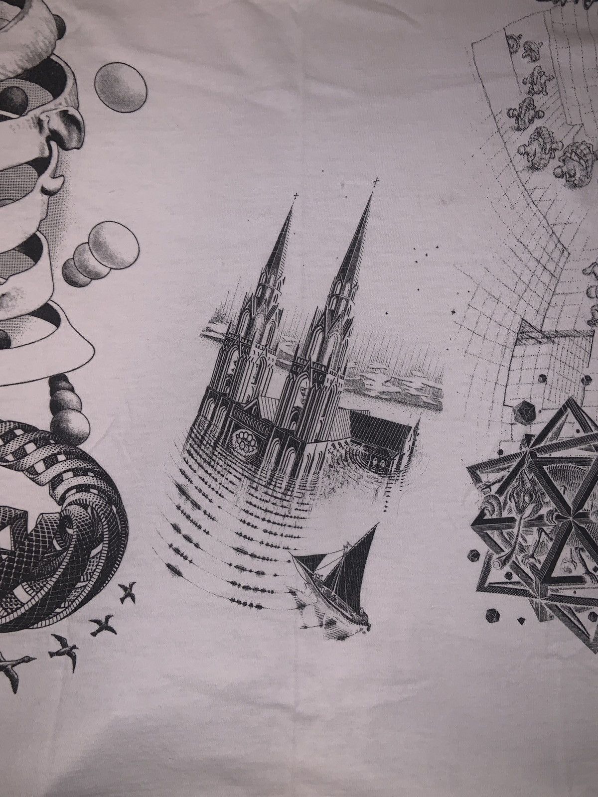 Other Vintage 91’ AOP M.C. Escher “Father of modern tessellations” Size US L / EU 52-54 / 3 - 6 Thumbnail