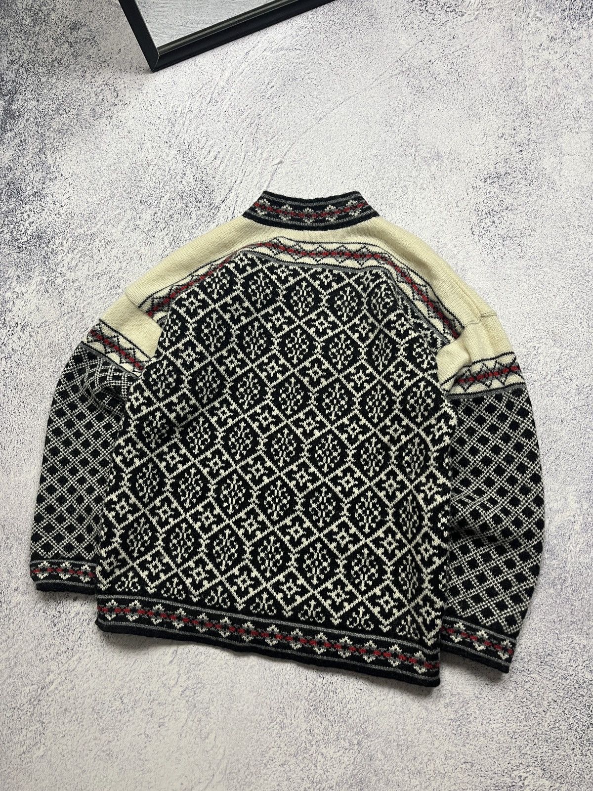 Vintage Vintage Skjaeveland Norway Cardigan Wool Sweater Metal Clips Size US M / EU 48-50 / 2 - 9 Thumbnail