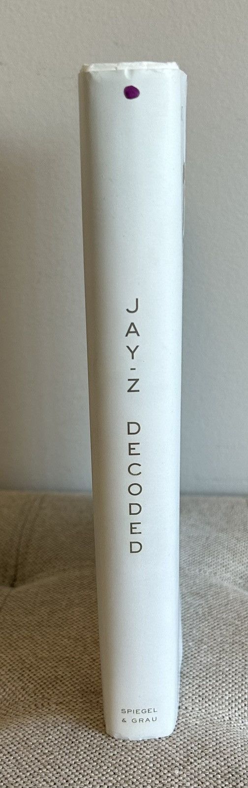 Jay-Z 2010 JAY-Z Decoded Hard Cover Book copyright Shawn Carter Size ONE SIZE - 3 Thumbnail