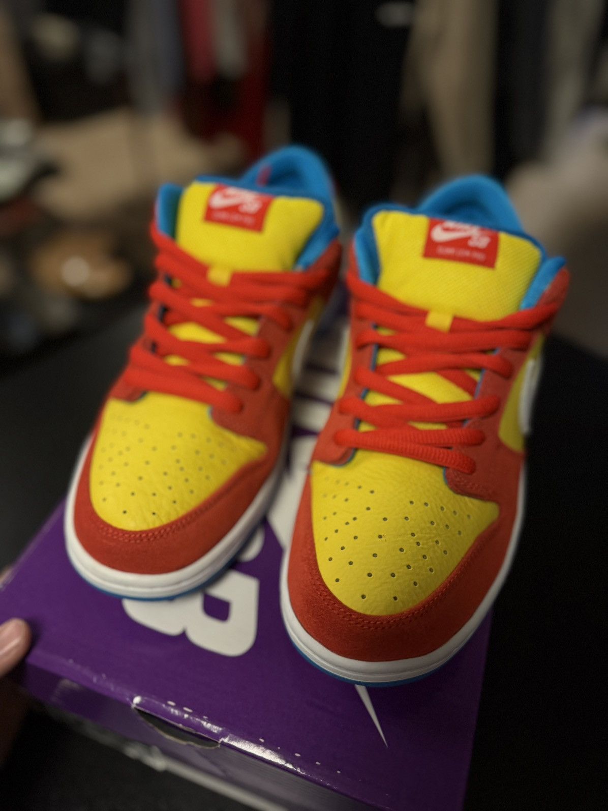 Nike Nike Dunk Low SB Bart Size 10.5 (BQ6817-602) 🧼 Size US 10.5 / EU 43-44 - 3 Thumbnail