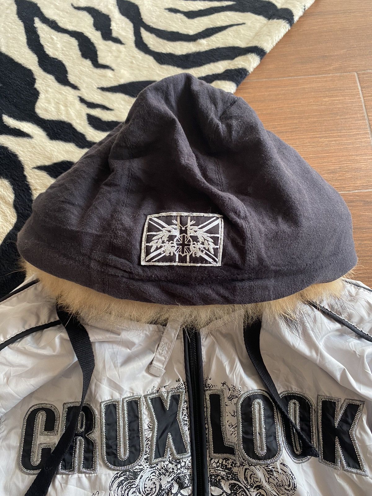 If Six Was Nine × Japanese Brand × KMRii Crux Fur Hoodie Poem Japanese Brand Size US M / EU 48-50 / 2 - 10 Thumbnail