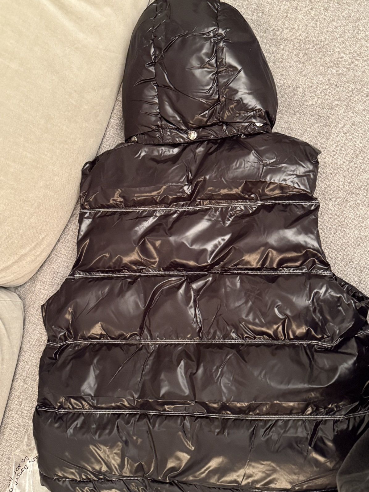 Bape GOAT Exclusive BAPE Nylonetal Badge Relaxed Fit Padded Vest Size US M / EU 48-50 / 2 - 4 Thumbnail