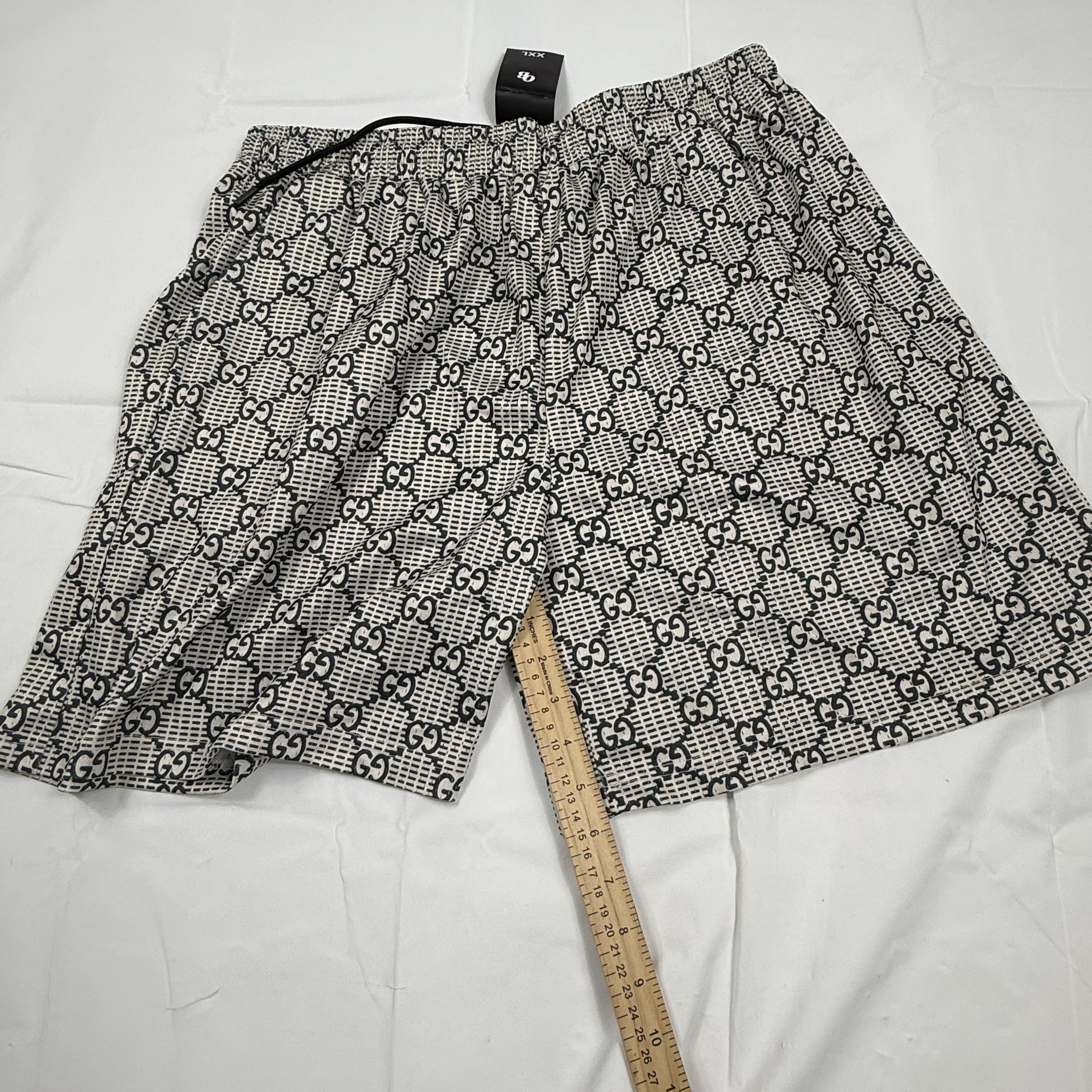 Other OB Mens XXL Monogram Mesh Athletic Shorts Drawstring New Size US 41 - 5 Thumbnail