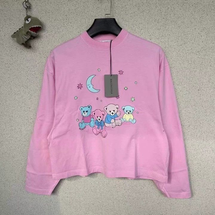 Balenciaga Balenciaga Moon Bear Long Sleeve Top - dmc Size US XS / EU 42 / 0 - 1 Thumbnail