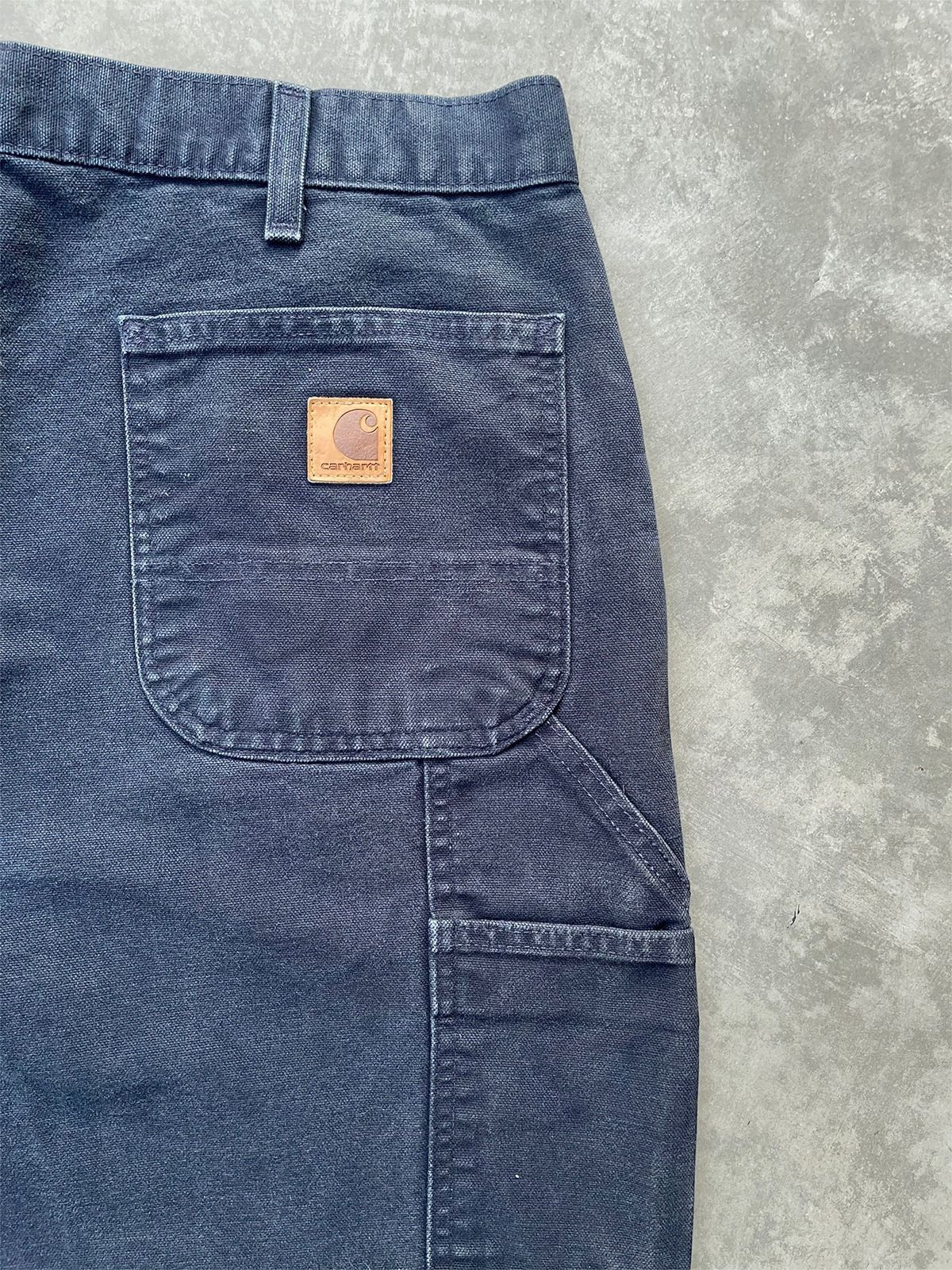 Carhartt Faded Midnight Blue Carhartt Carpenter Pant 🪡Grunge Size US 36 / EU 52 - 7 Thumbnail
