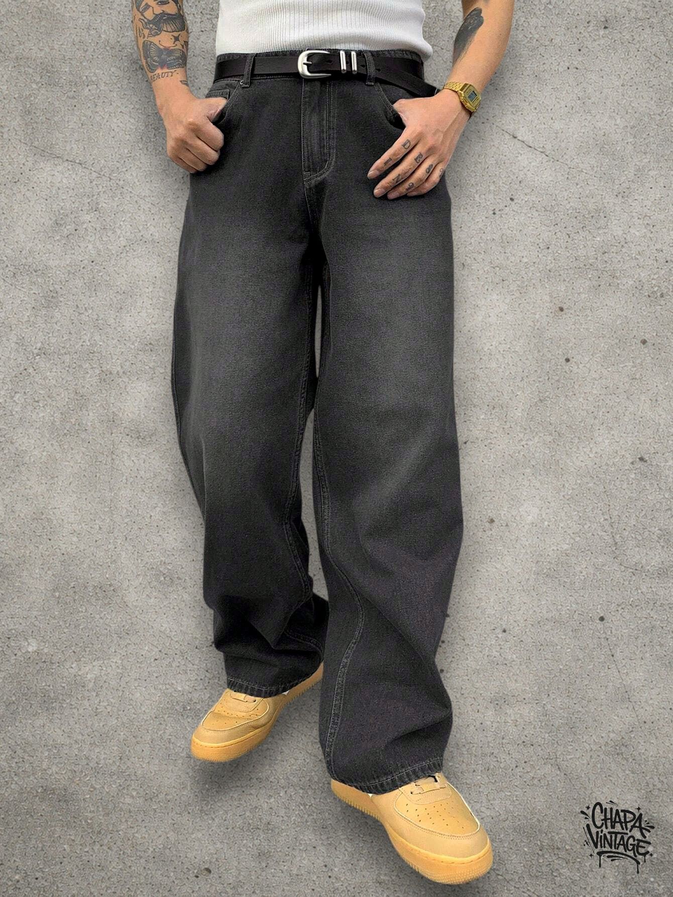 Vintage Washed gray jeans Size US 32 / EU 48 - 2 Thumbnail