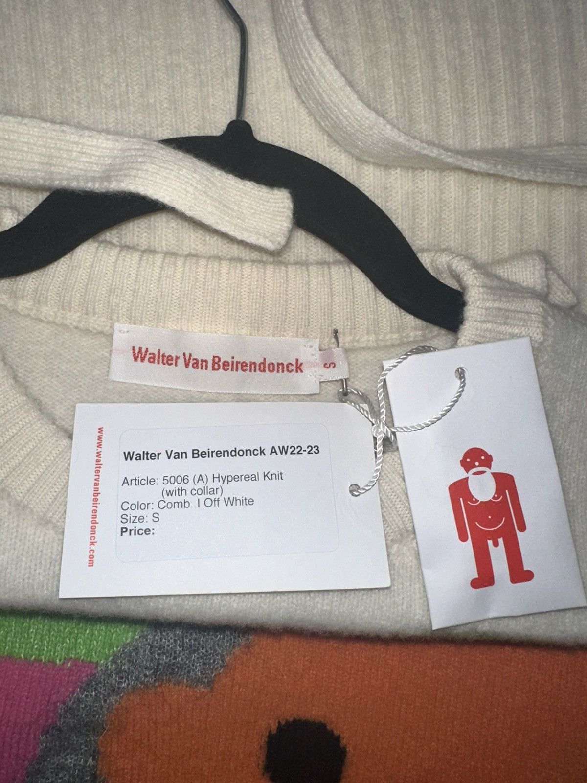 Walter Van Beirendonck Walter Van Beirondonck FW23 Hypereal Alien Knit (with Collar Size US S / EU 44-46 / 1 - 7 Thumbnail