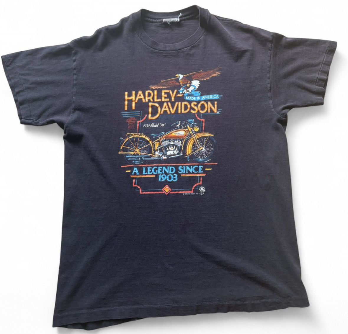 Harley Davidson 1985 Harley davidson tee Size US M / EU 48-50 / 2 - 1 Thumbnail