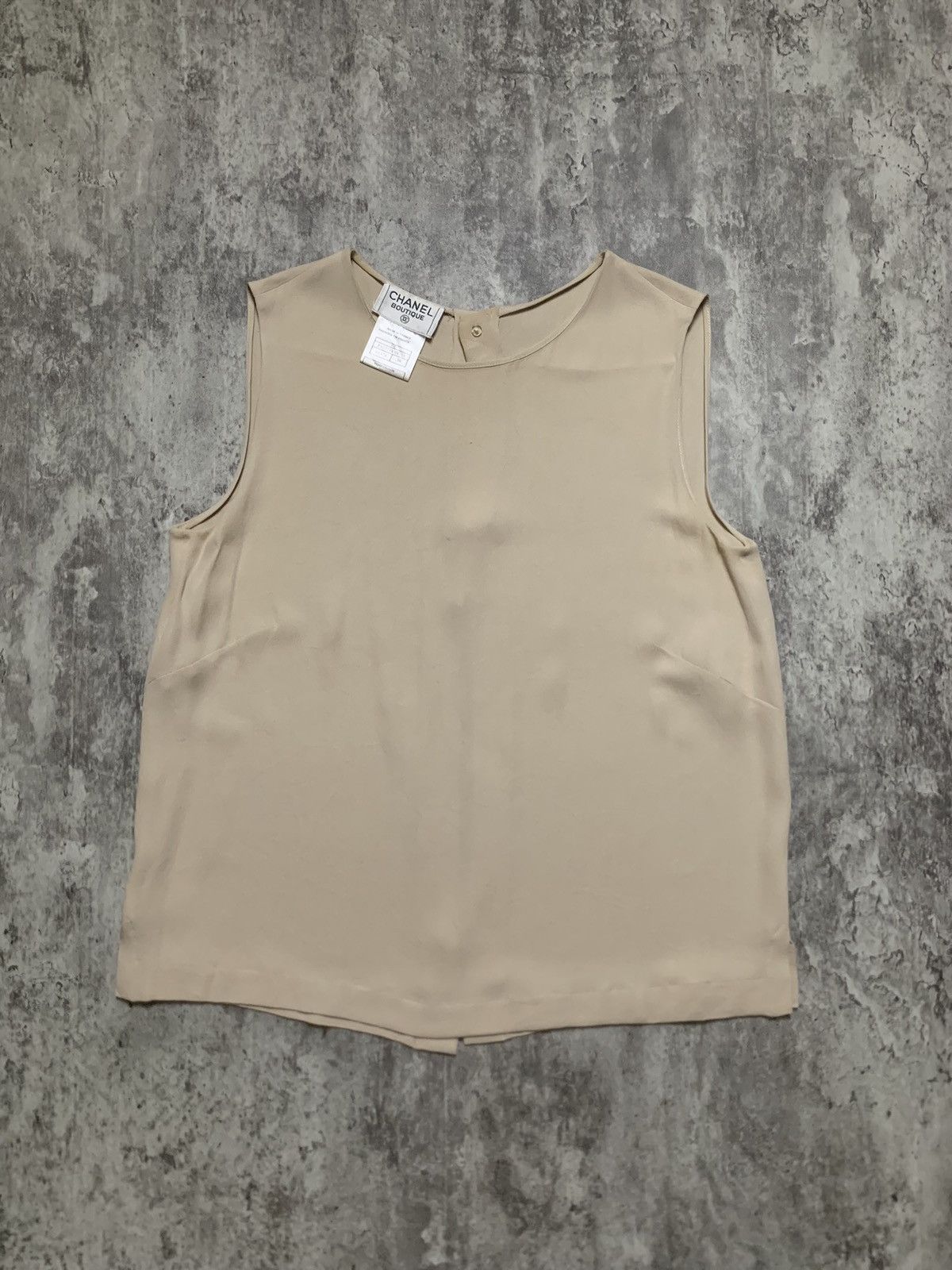 Chanel Vintage 1999 Chanel Sleevless Blouse Shell Size S / US 4 / IT 40 - 2 Thumbnail