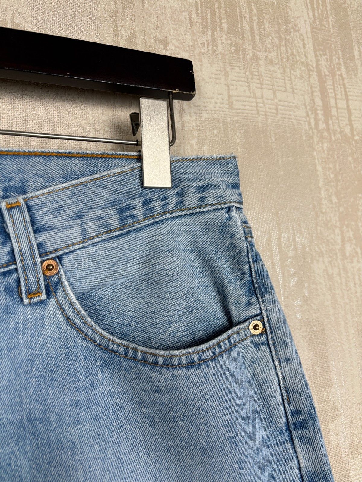 Levi's Vintage Levi's 751 02 Light Blue Stone Wash Denim Jeans Size US 33 - 13 Thumbnail