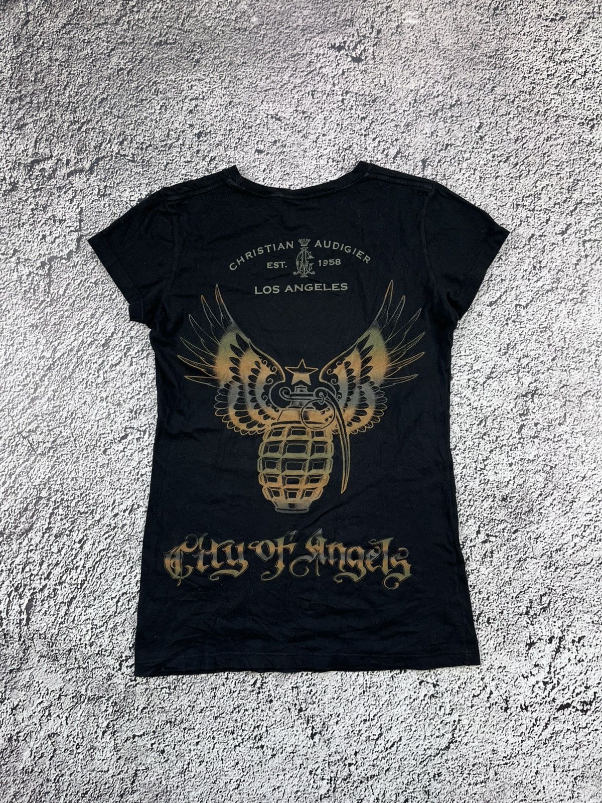Christian Audigier Vintage Y2K Christian Audigier Los Angeles t-shirt size S Size US S / EU 44-46 / 1 - 4 Thumbnail
