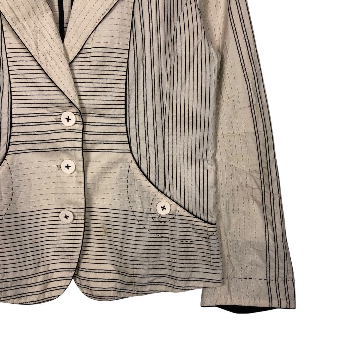 Hiroko Koshino Homme 📌Cropped Biker Jacket Quilted Over Design Hiroko Koshino Size US M / EU 48-50 / 2 - 6 Thumbnail