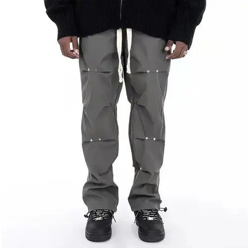VIBE Button Pleated Pants Cargo y2k streetwear Size US 30 / EU 46 - 1 Thumbnail
