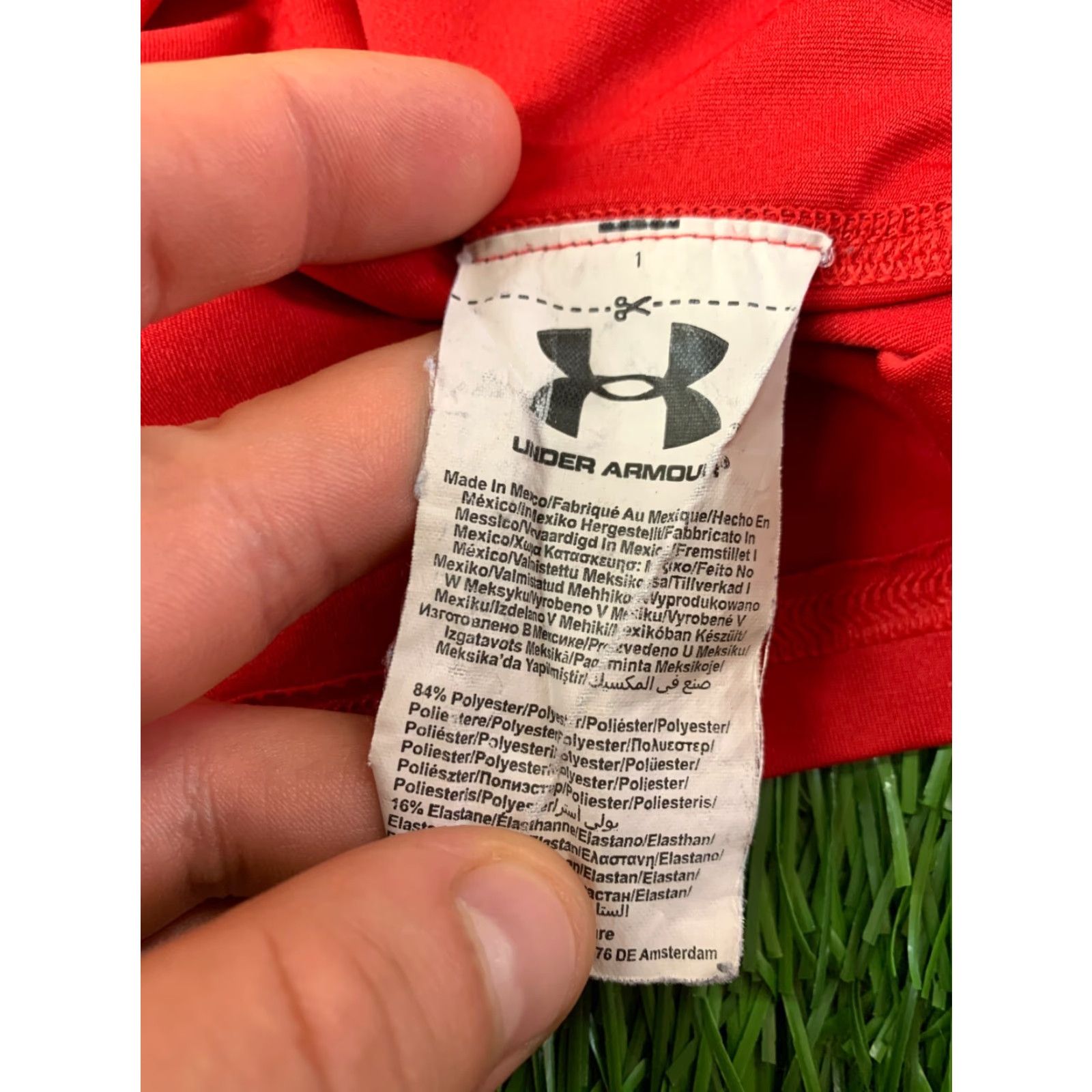 Under Armour Under Armour HeatGear Shirt Jersey Mens Training Compression T-Shirt Red L 2014 Sportswear CrossFit Activewear Short Sleeve Crew Neck Size US L / EU 52-54 / 3 - 6 Thumbnail