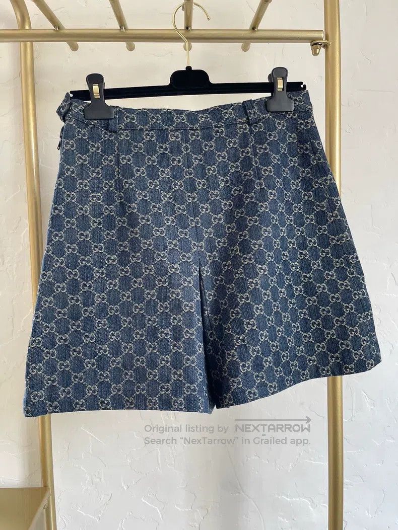 Gucci Gucci Old-fashioned denim patchwork shorts Size 27" / US 4 / IT 40 - 2 Thumbnail