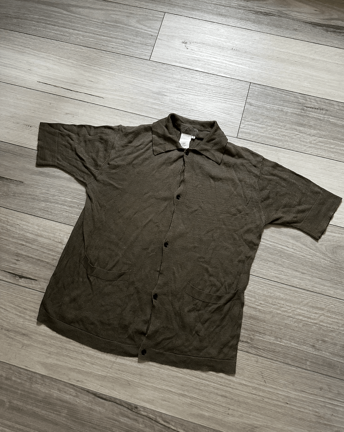 Yohji Yamamoto Yohji Yamamoto Knit Shirt Size US L / EU 52-54 / 3 - 3 Thumbnail
