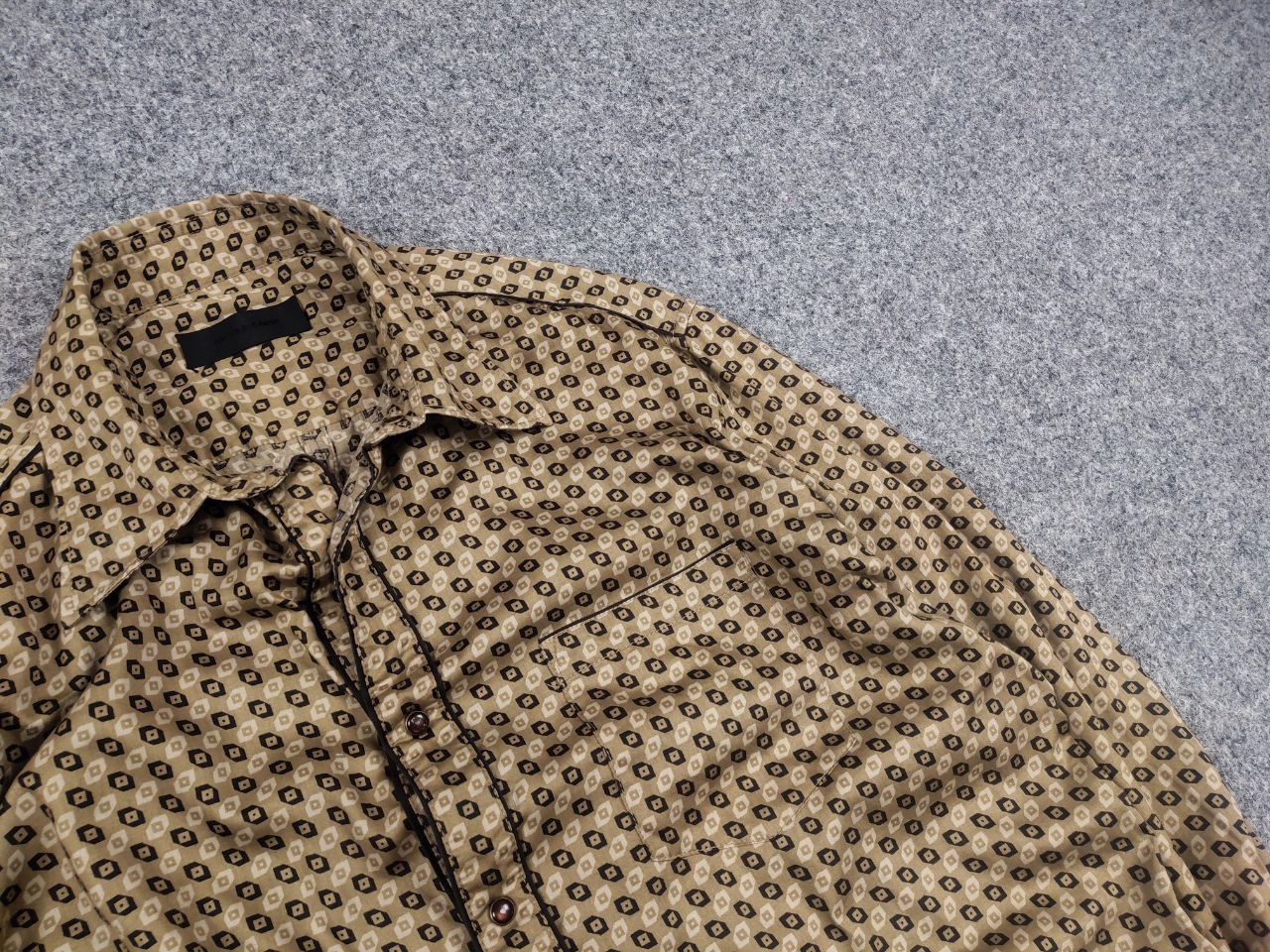 Nicole Farhi Nicole Farhi Itali Design Gold Pattern button-down shirt Size US L / EU 52-54 / 3 - 5 Thumbnail