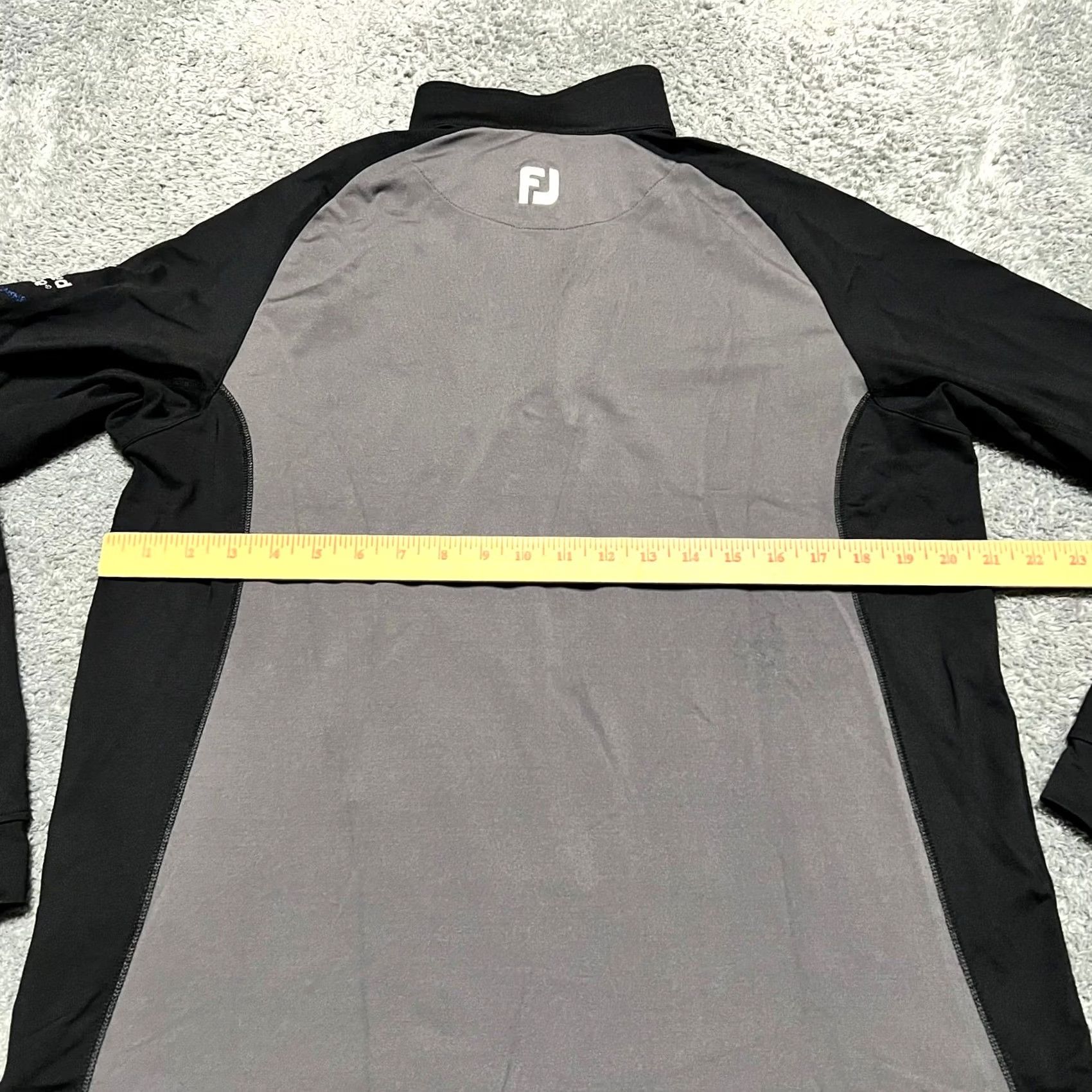 Footjoy Footjoy Shirt Mens Medium Quarter Zip Long Sleeve Golf Performance Gray Size US M / EU 48-50 / 2 - 5 Thumbnail