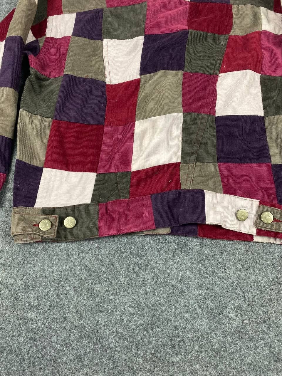 Esprit esprit multicolor patchwork corduroy jacket nice design Size US M / EU 48-50 / 2 - 9 Thumbnail