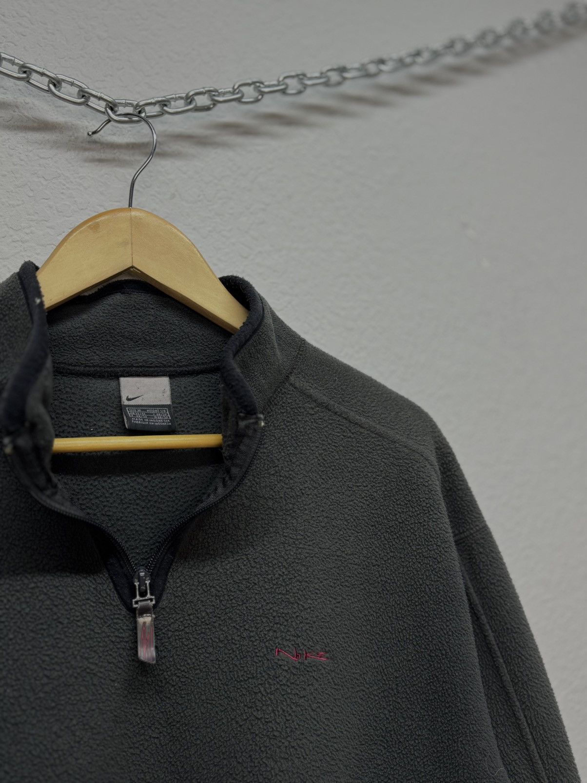 Nike Vintage 90s Nike 1/4 Zip Fleece Pullover Sweater Size US L / EU 52-54 / 3 - 7 Thumbnail