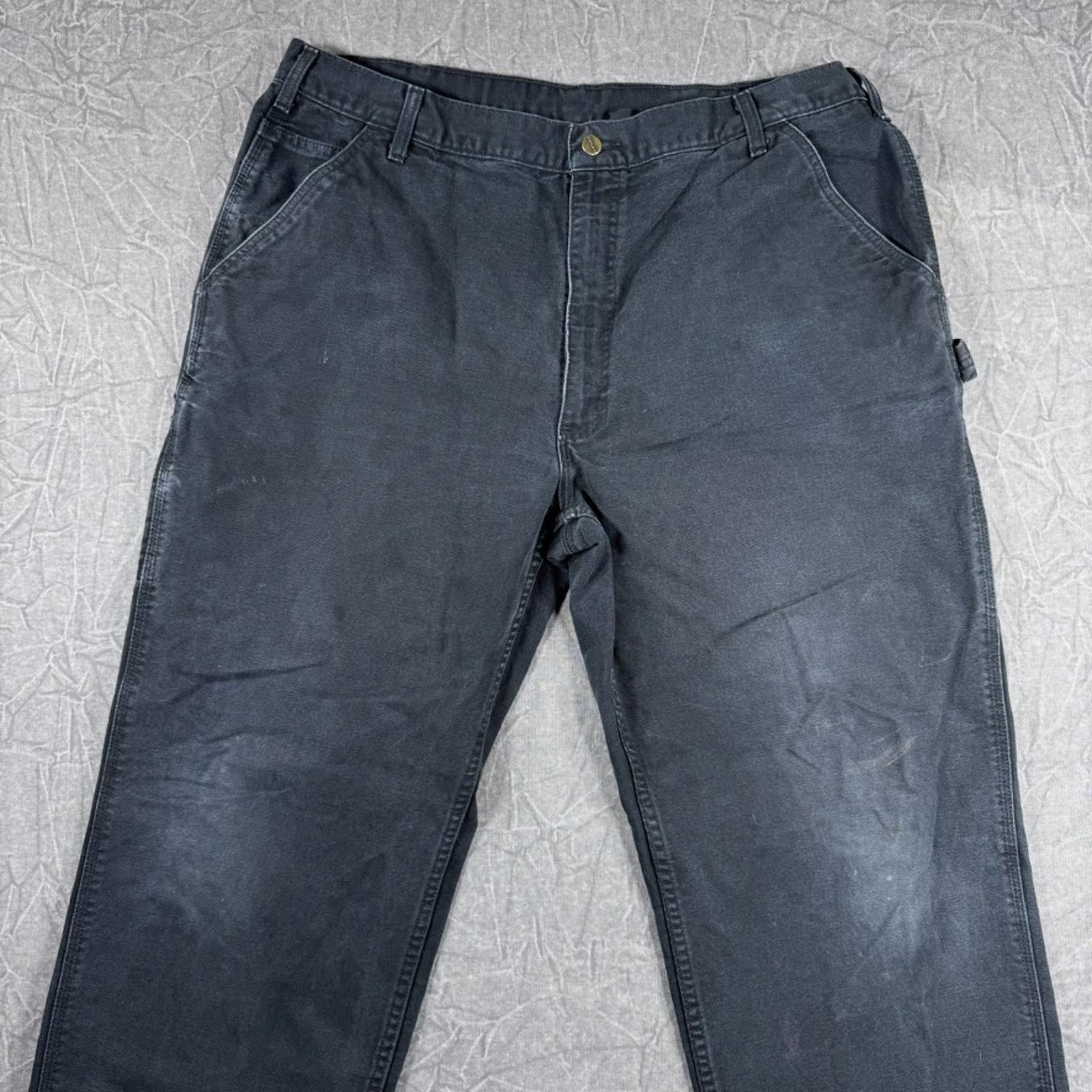 Carhartt Carhartt Jeans Men's 42x34 Black Pants 1 Size US 42 / EU 58 - 4 Thumbnail