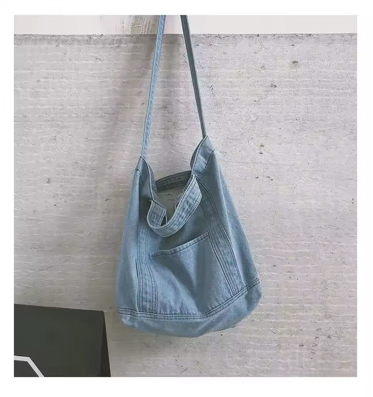Japanese Brand × Jean Denim Shoulder Bag Size ONE SIZE - 5 Thumbnail
