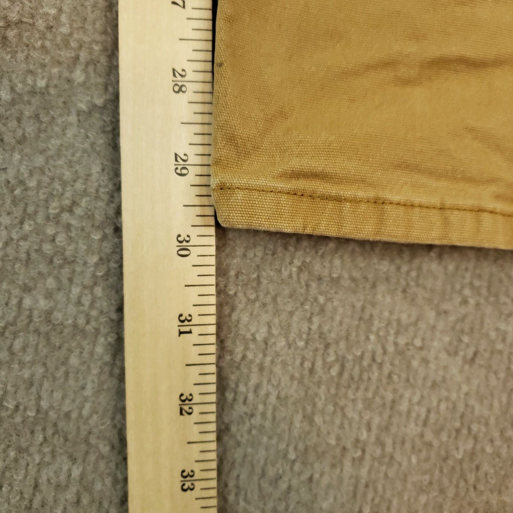 Carhartt VINTAGE Carhartt Brown Canvas Straight Leg Stretch Pants Men 32x30 Relaxed Fit Workwear Size US 34 / EU 50 - 3 Thumbnail
