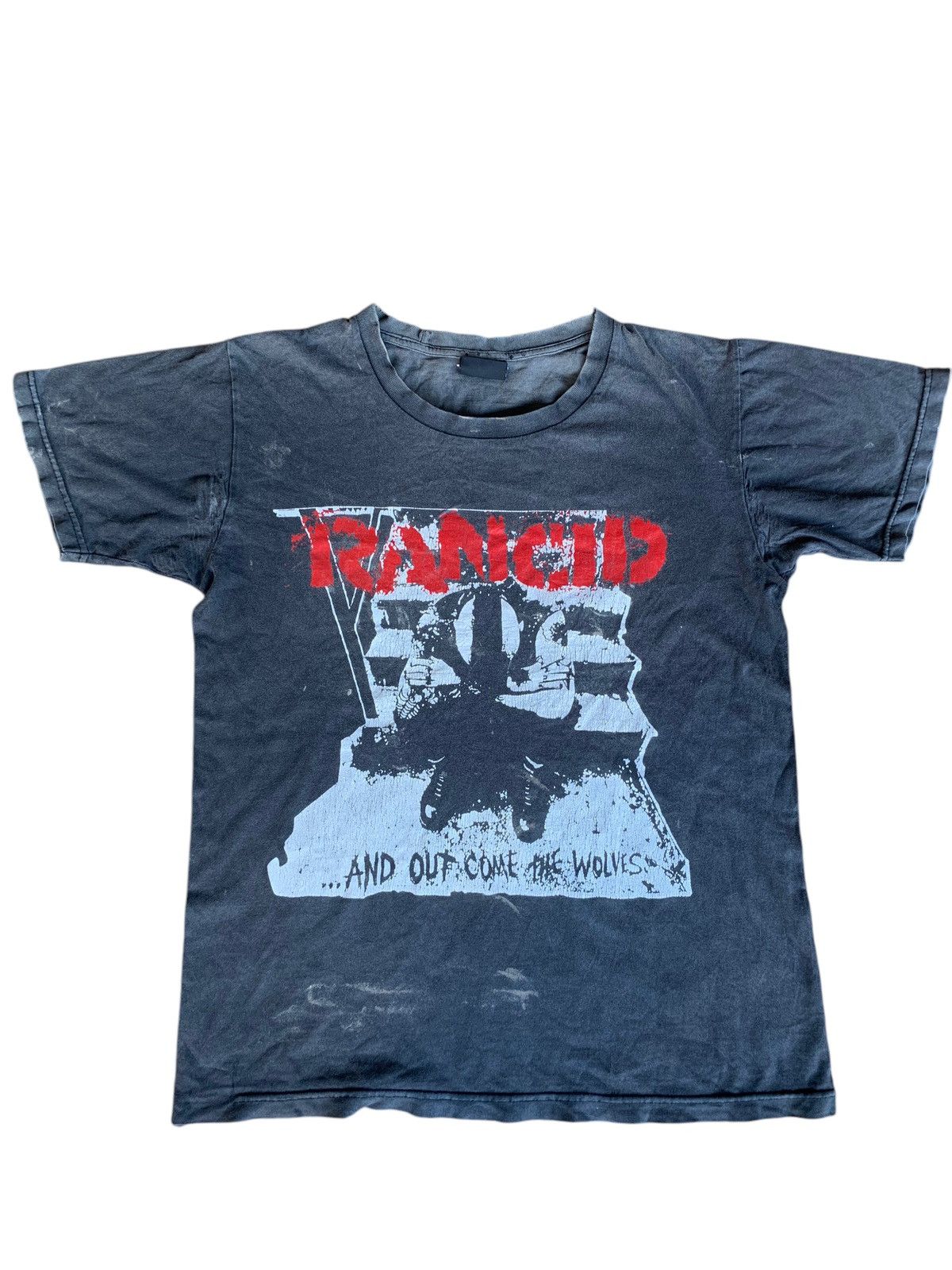 Band Tees × Vintage VINTAGE RANCID PUNK SUNFADED WALL OF FAME DISTRESSED SHIRT Size US S / EU 44-46 / 1 - 1 Thumbnail