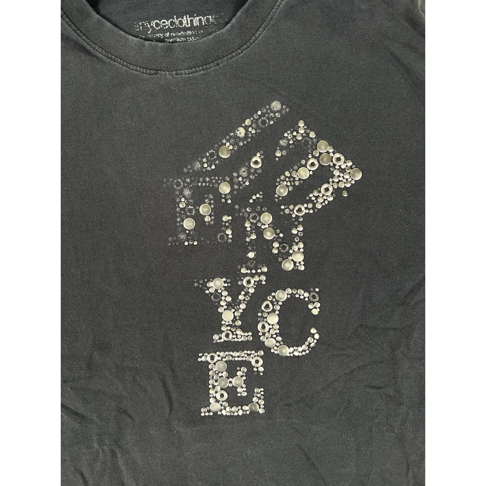 Enyce VINTAGE enyce T-Shirt Size L Black Hip Hop 90s Studded Faded Men Shirt Graphic Print Short Sleeve Crew Neck Size US L / EU 52-54 / 3 - 2 Thumbnail