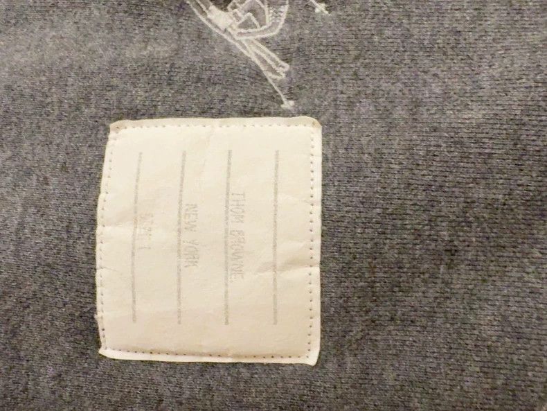 Thom Browne Thom Browne Gray ski embroidered hoodie Size US L / EU 52-54 / 3 - 9 Thumbnail