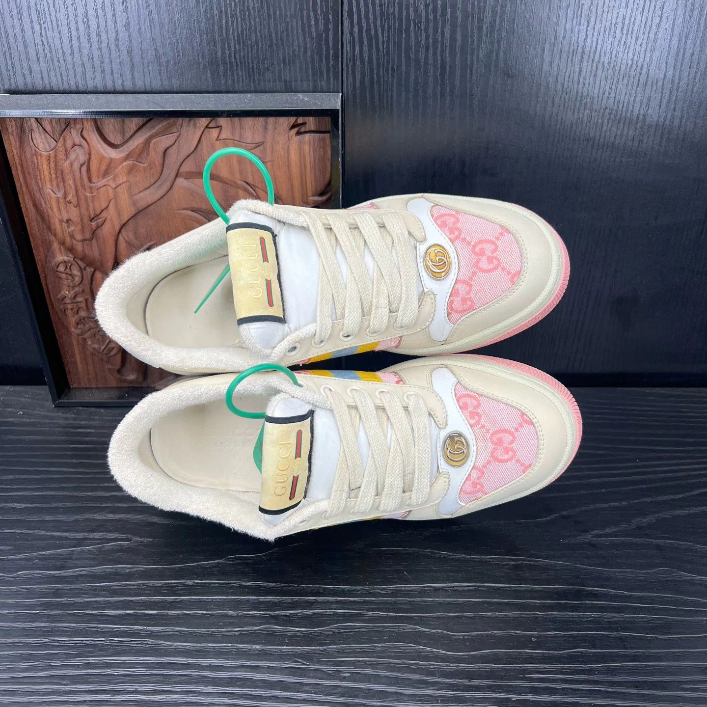Gucci Gucci Distressed Sneaker millet 36.5 like new Size US 5.5 / IT 35.5 - 5 Thumbnail