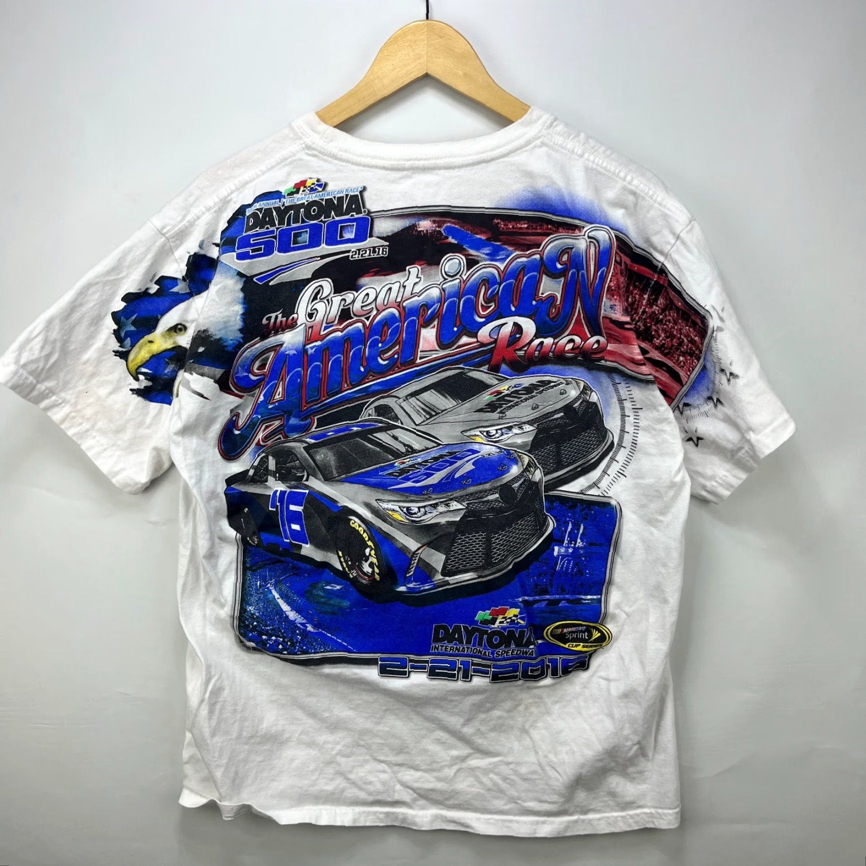 NASCAR Vintage NASCAR USA Racing Daytona T-Shirt Large White User: Vintage NASCAR USA Racing Daytona T-Shirt Large White Size US L / EU 52-54 / 3 - 4 Thumbnail