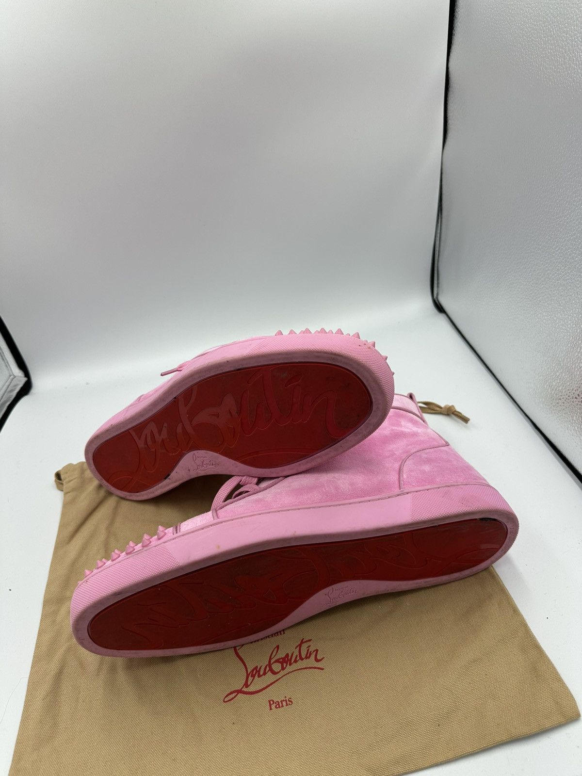 Christian Louboutin Christian Louboutin High Top Sneakers Size US 13 / EU 46 - 11 Thumbnail