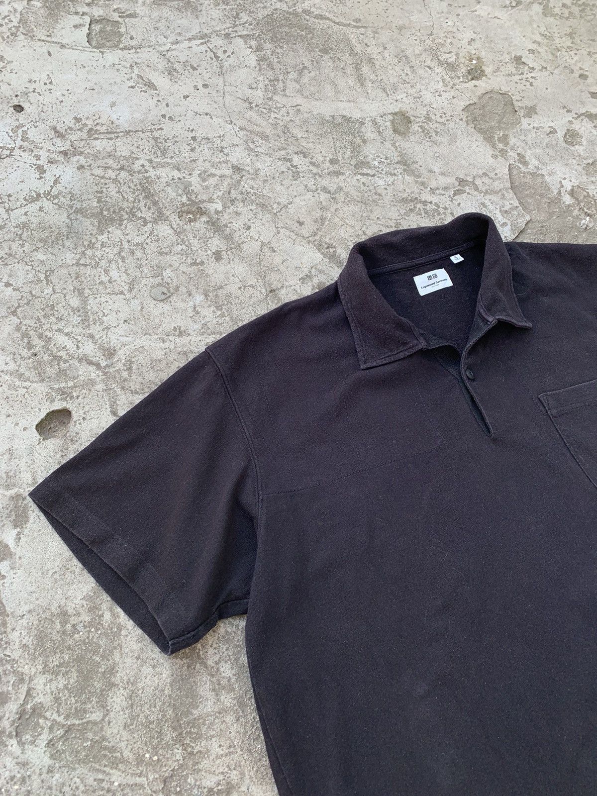 Engineered Garments × Uniqlo Engineered Garments X Uniqlo Black Polo Shirt Size US XL / EU 56 / 4 - 5 Thumbnail