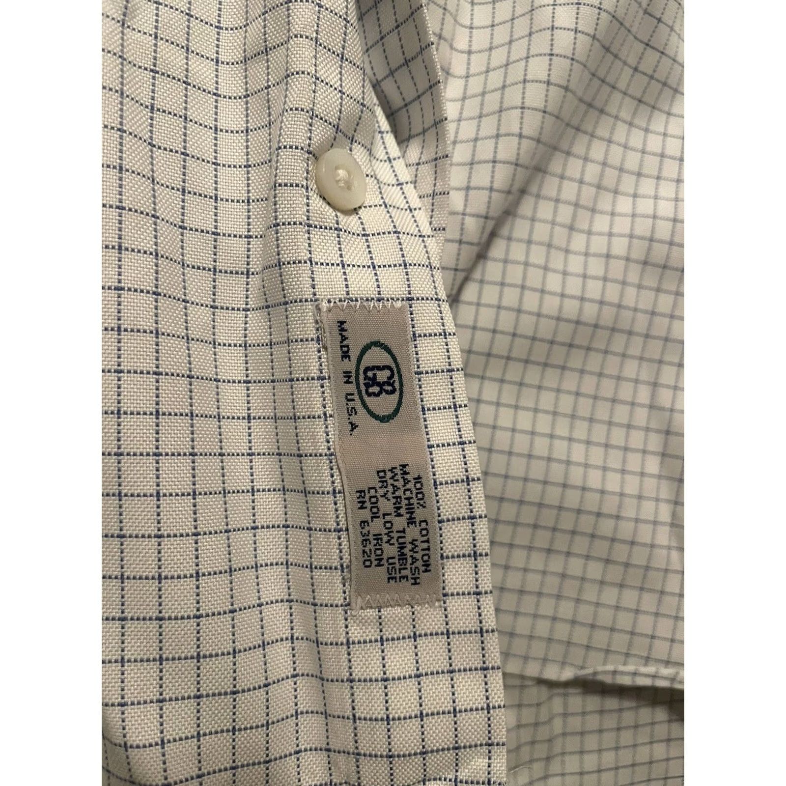 Vintage Gitman Bros Shirt Mens XL White Button-Up Oxford Cotton Slim Button-Down Collar Vintage No (B101) Size US XL / EU 56 / 4 - 7 Thumbnail