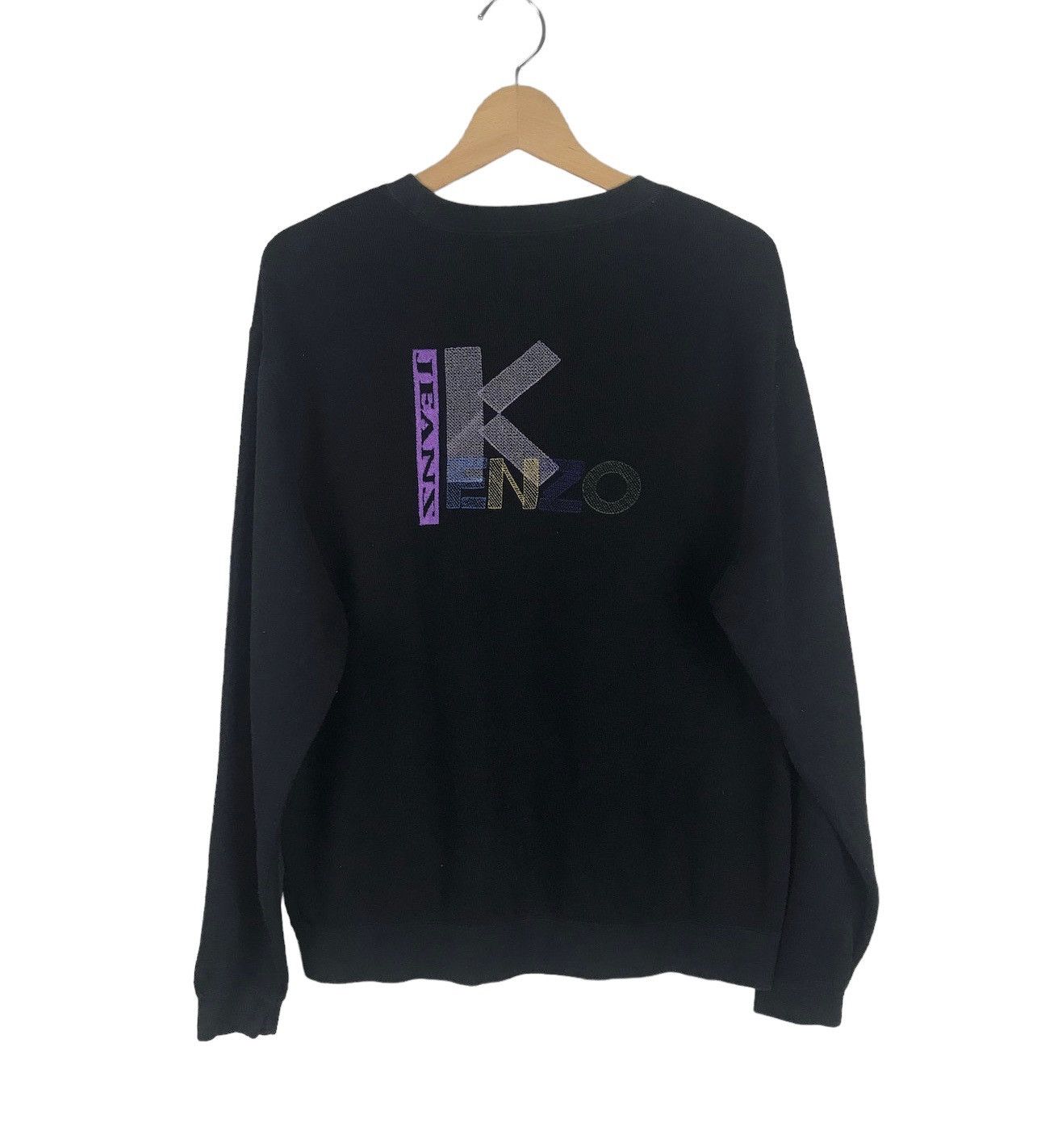 Kenzo Vintage KENZO JEANS Embroidered Sweatshirt Size US M / EU 48-50 / 2 - 1 Thumbnail
