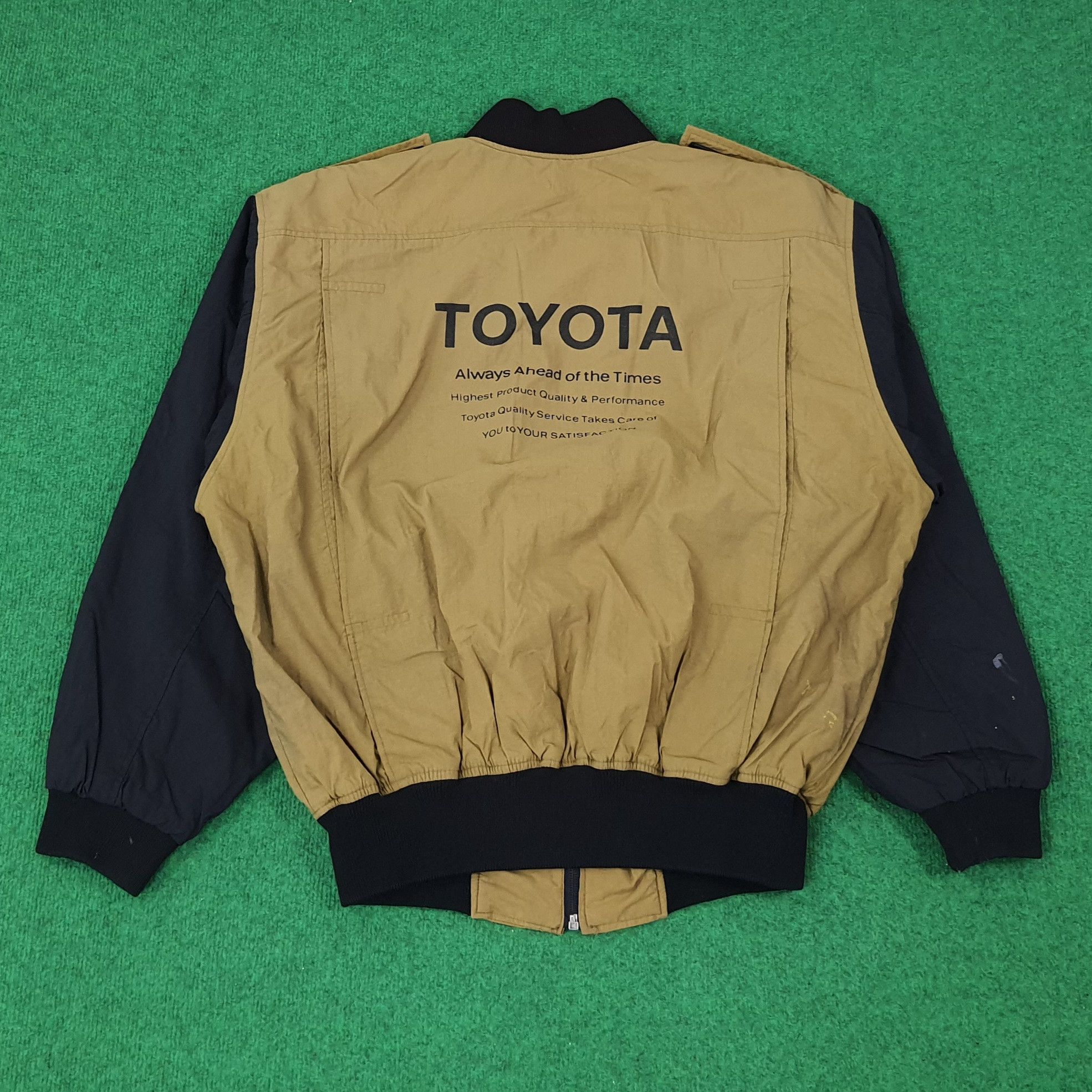 Japanese Brand × Vintage Vintage TRD Toyota Motorsports Racing Bomber Jacket C231N16 Size US L / EU 52-54 / 3 - 3 Thumbnail