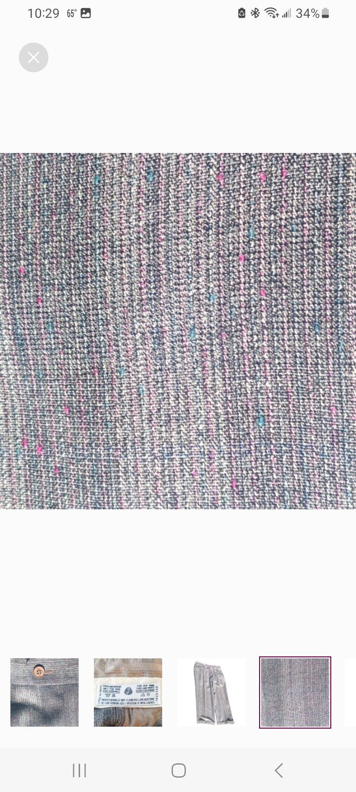 Zanella Zanella Pure Wool Pants, W30" Size US 30 / EU 46 - 4 Thumbnail