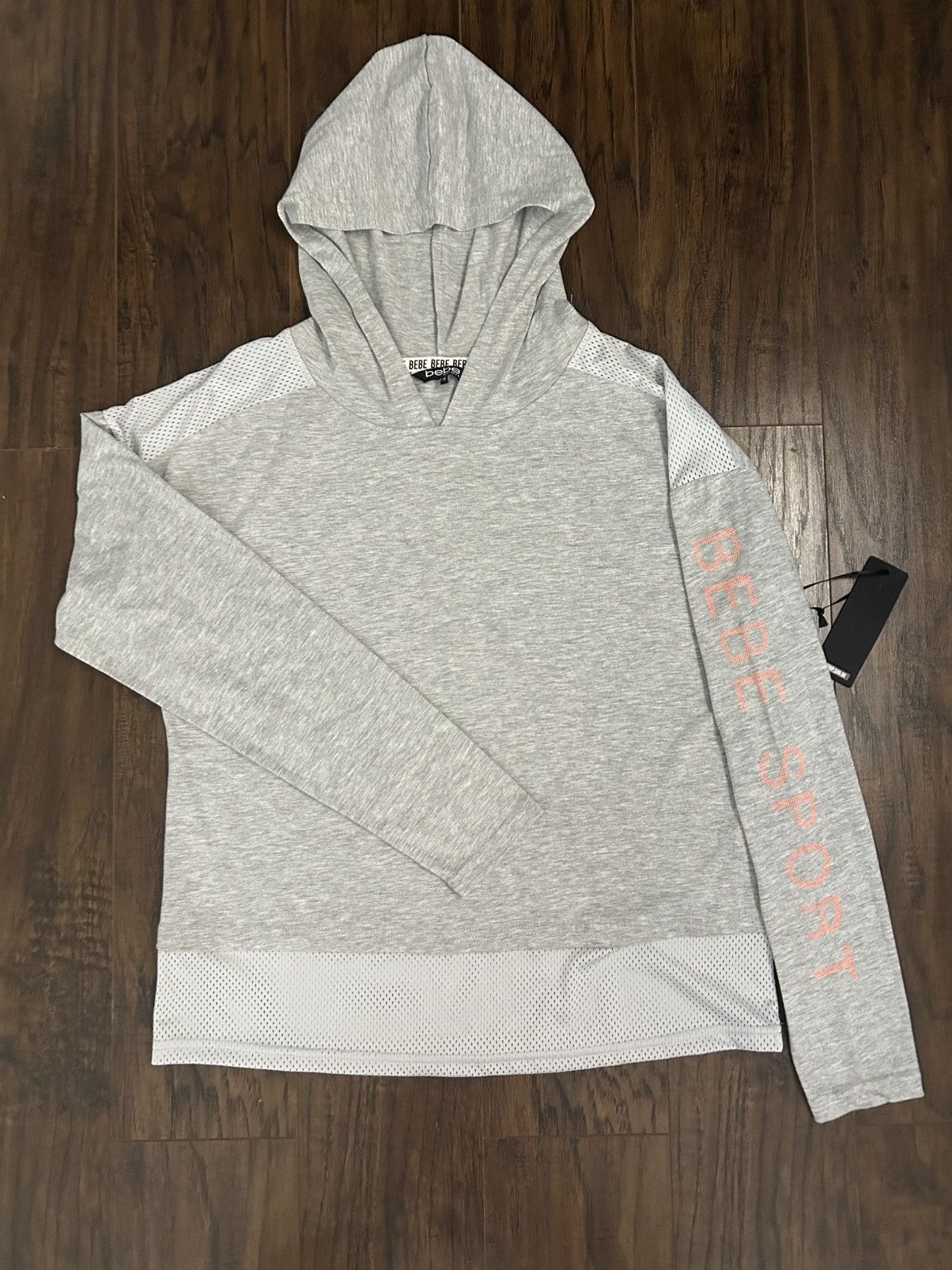 Bebe Gray Bebe Sport Long-Sleeved Sweatshirt Size M / US 6-8 / IT 42-44 - 2 Thumbnail
