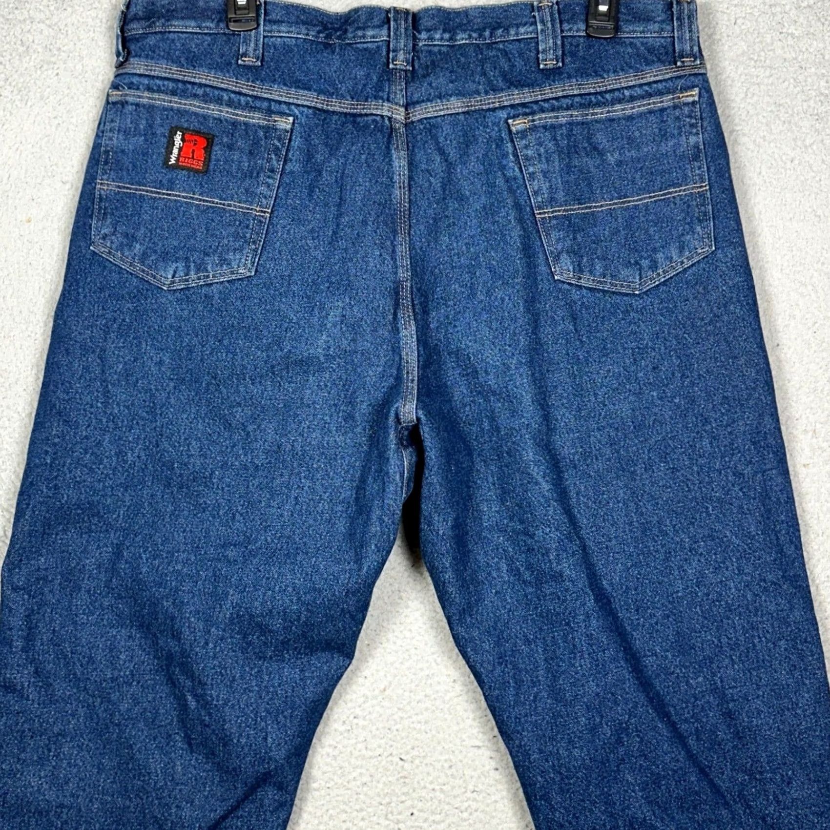 Wrangler EUC WranglerGS Workwear Jeans - Big & Tall Blue Denim - 42" Waist - Durable Size US 42 / EU 58 - 2 Thumbnail