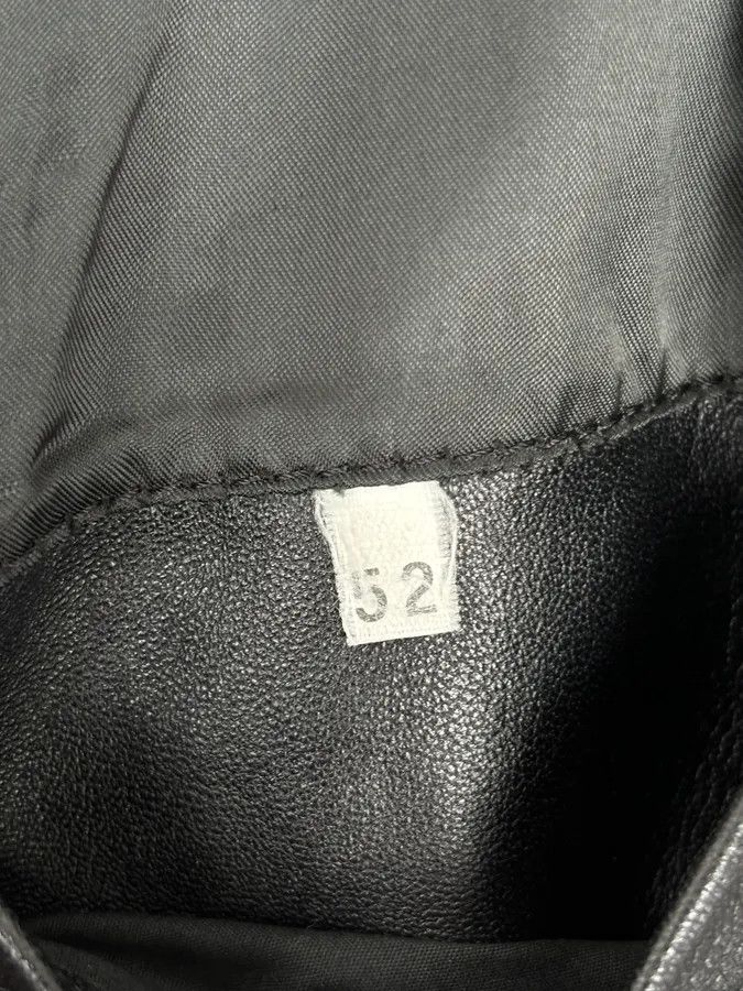 Daniele Alessandrini 2000s Daniele Alessandrini Black Buttoned Leather Jacket Size US M / EU 48-50 / 2 - 11 Thumbnail