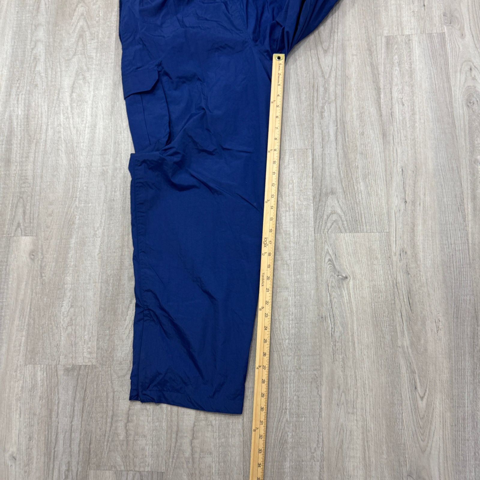 Vintage Vintage MTA Pro Windbreaker Track Pants Men's Large Blue Size US 34 / EU 50 - 8 Thumbnail
