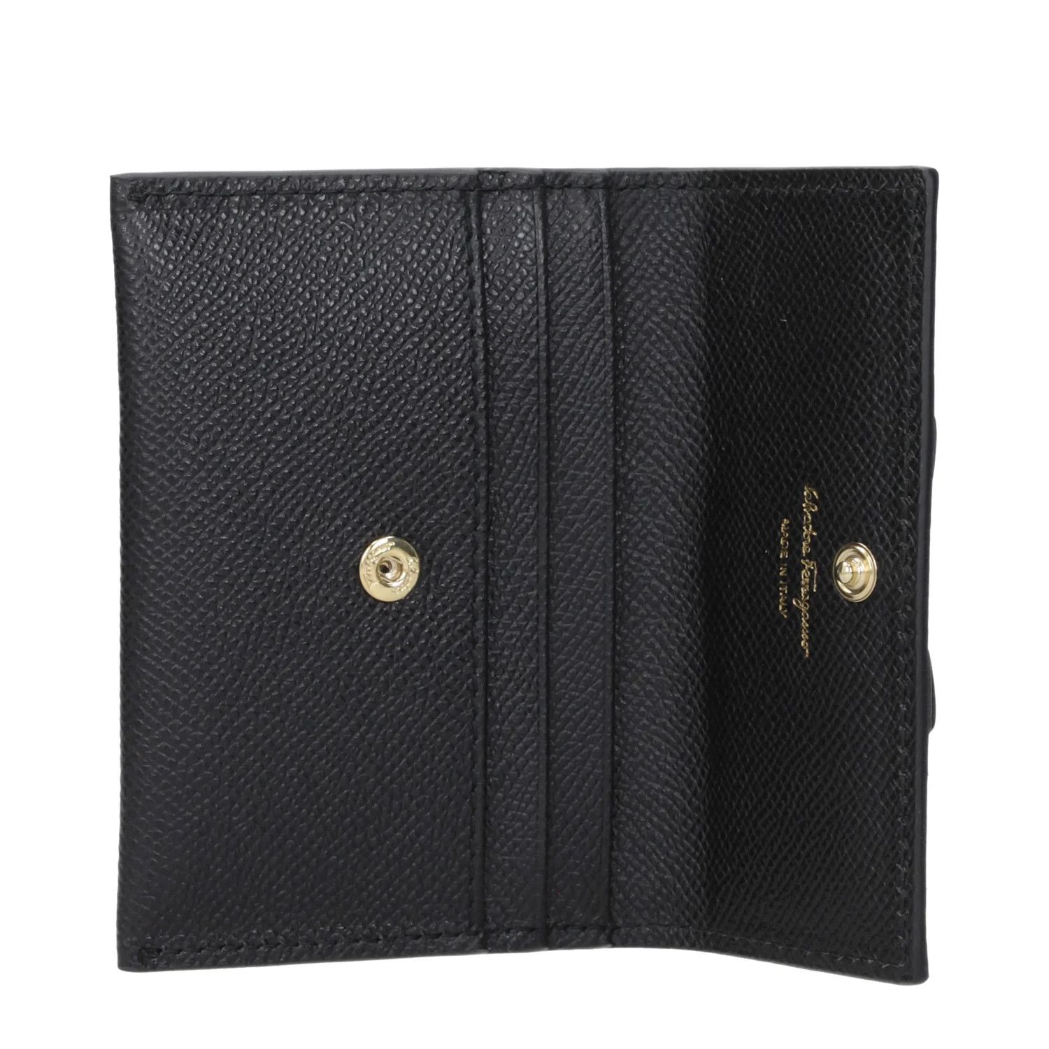 Salvatore Ferragamo ob1o1e1224 Size: OS / Leather Document Holder in Black Size ONE SIZE - 3 Thumbnail