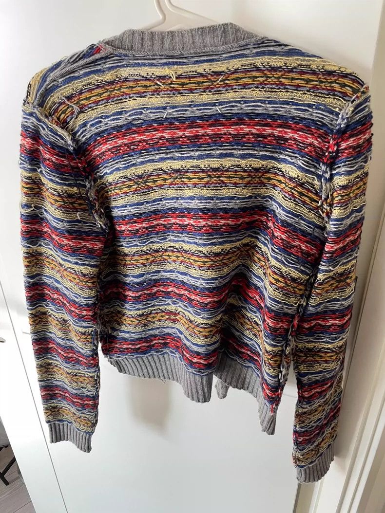 Maison Margiela Maison Margiela Mixed-color knitted cardigan sweater 2501-N Size US M / EU 48-50 / 2 - 3 Thumbnail