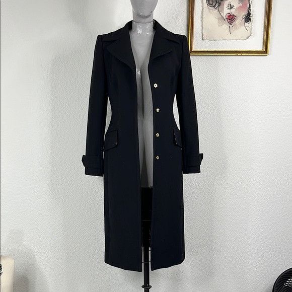 Dolce & Gabbana Dolce & Gabbana Wool Midi Coat Size XS / US 0-2 / IT 36-38 - 3 Thumbnail