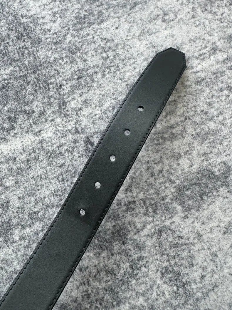 Louis Vuitton Louis Vuitton Black metal logo belt Size ONE SIZE - 4 Thumbnail